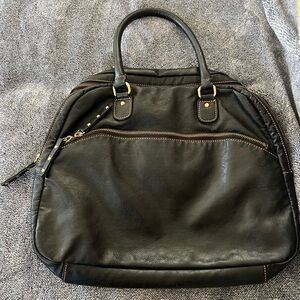 Kate Landry Elegant Black Shoulder Bag